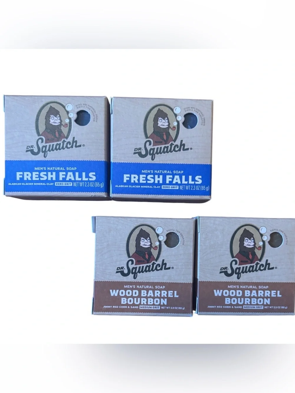Dr. Squatch Travel Bundle | 2 Fresh Falls | 2 Wood Barrel Bourbon Flight Ready